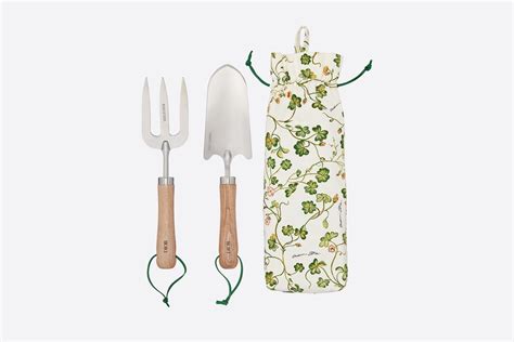 Dior's new luxury gardening set comes with a stool, spade and rake